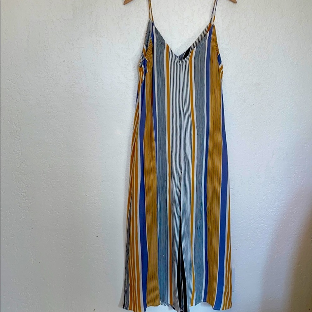 Striped jumpsuit